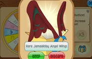 Daily-Spin-Gift Rare-Jamaaliday-Angel-Wings