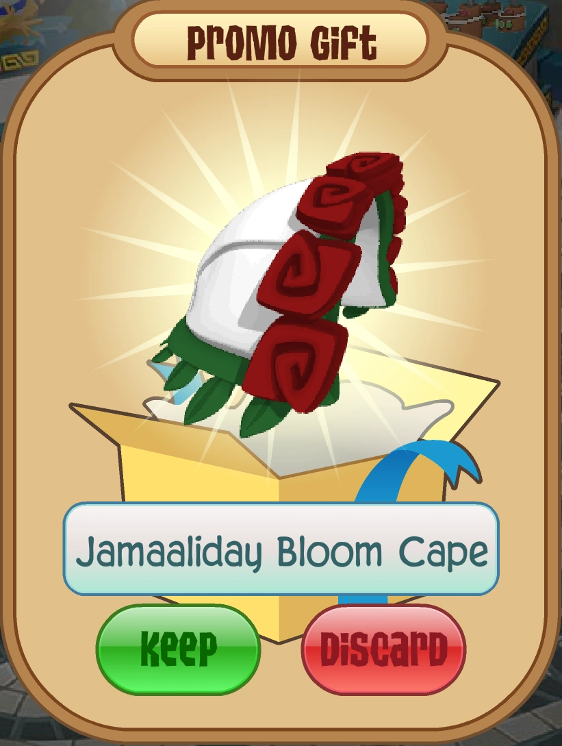 Jamaaliday Bloom Cape Animal Jam Classic Wiki Fandom
