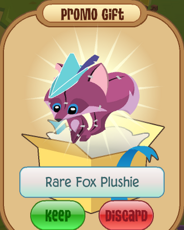 animal jam fox plushie