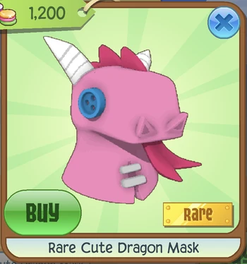 Rare Cute Dragon Mask | Animal Jam Classic Wiki | Fandom