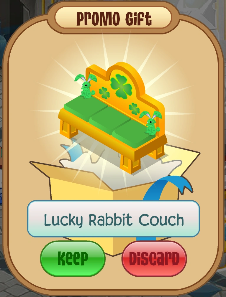 Lucky Rabbit Couch Animal Jam Classic Wiki Fandom