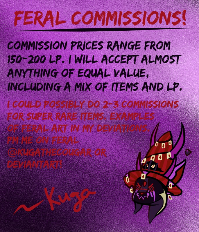 User blog:KugaTheCougar/Feral Commissions! | Animal Jam Art Wiki | Fandom User blog:KugaTheCougar/Feral Commissions! | Animal Jam Art Wiki | Fandom