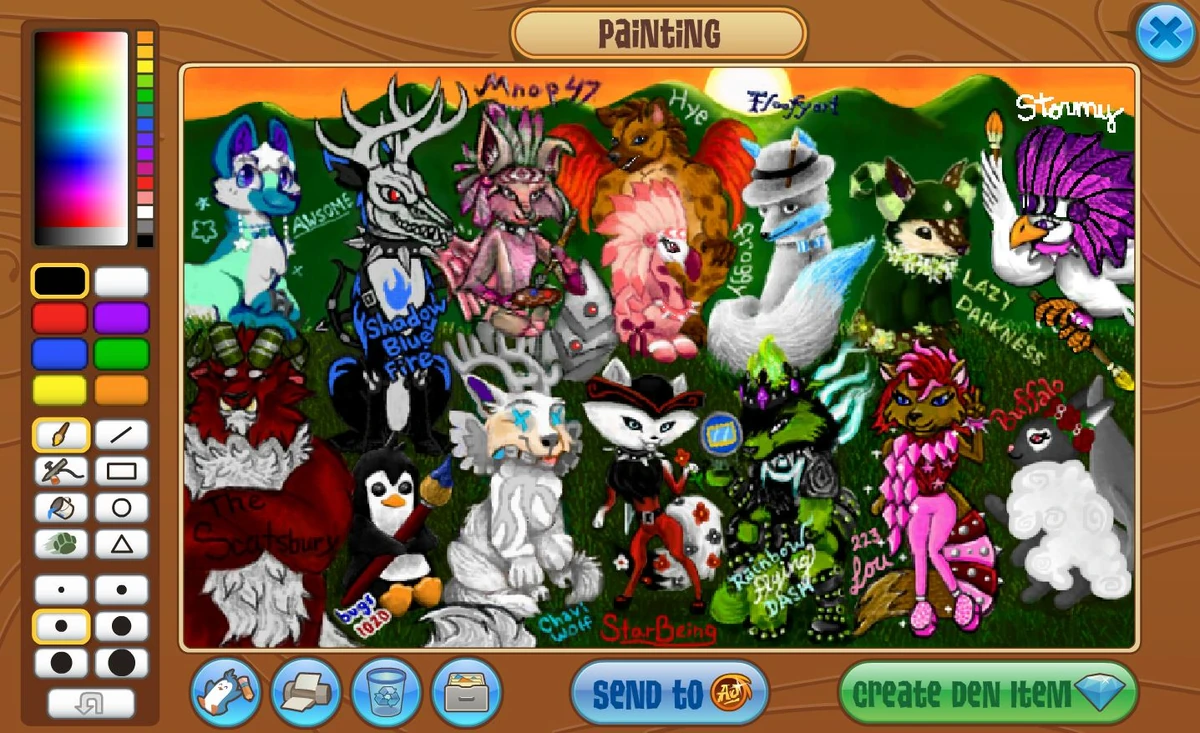 Art Pals Collab | Animal Jam Art Wiki | Fandom
