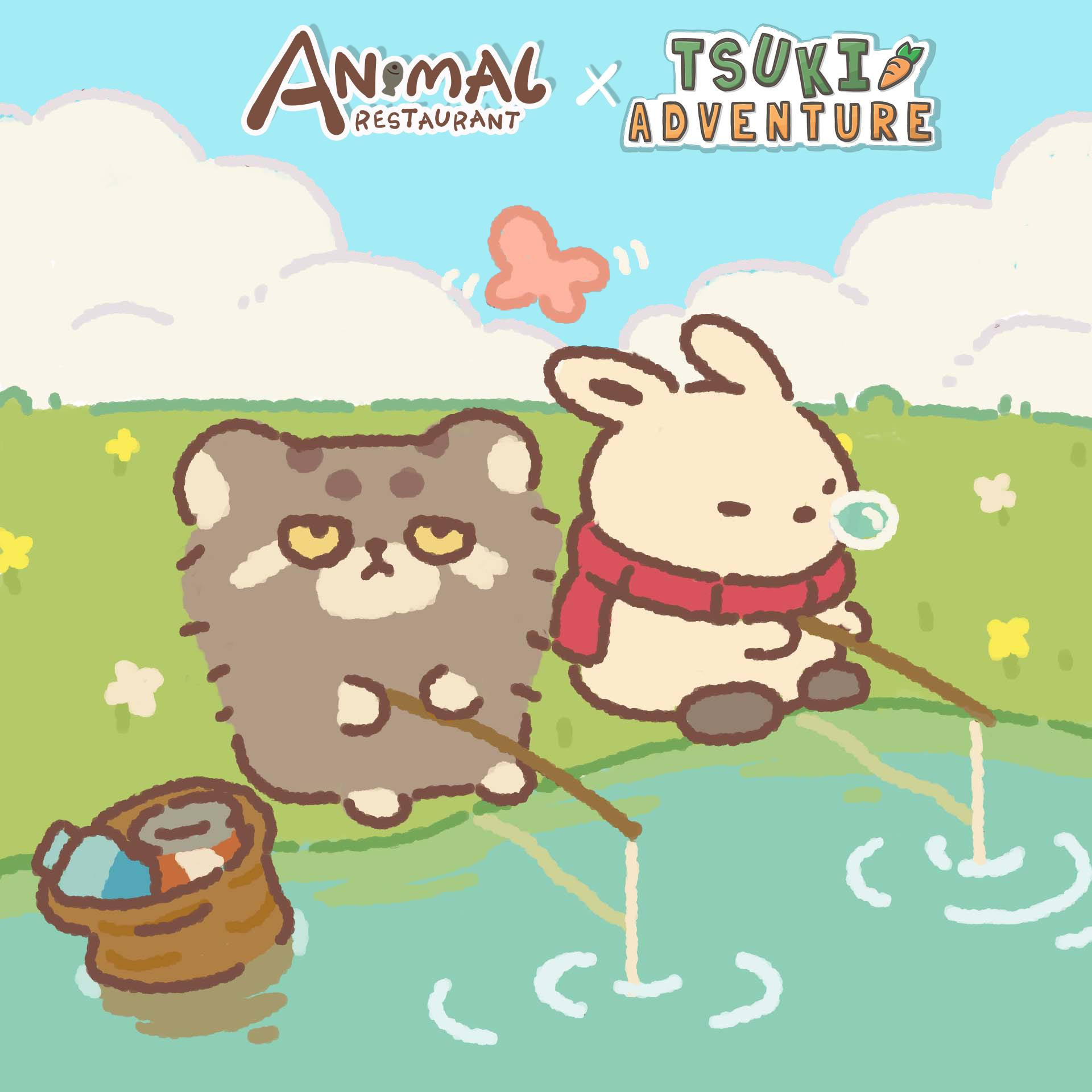 I recently discovered that Moon Rabbit is actually Tsuki from the games Tsuki  Odyssey and Tsuki Adventure! I love this cute guest appearance🐇 :  r/AnimalRestaurant