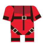 Clothes skydiving red