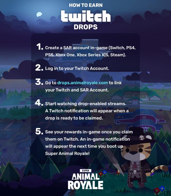 Twitch Drops Official Super Animal Royale Wiki