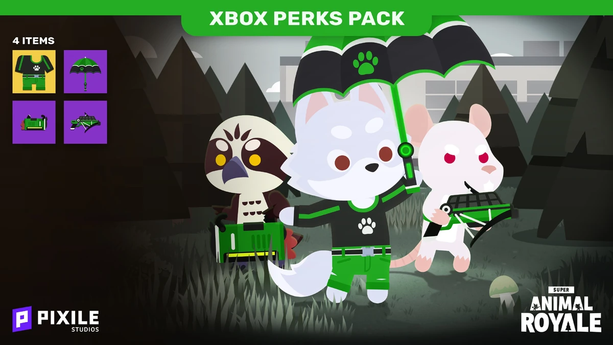 Season 5 Xbox Perks Pack Official Super Animal Royale Wiki