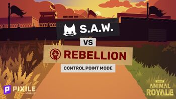 Promo Artwork for SAW Vs Rebellion Control Point Mode