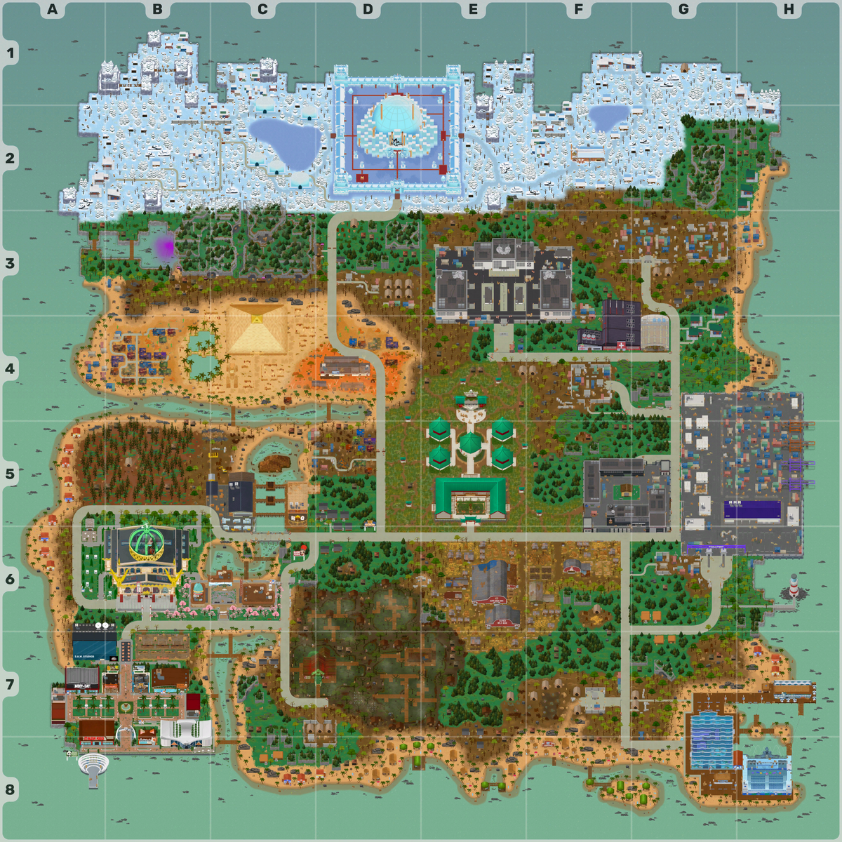 1ª Vez Jogando no Novo Mapa de Battle Royale