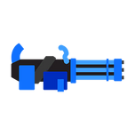 Minigun (blau)