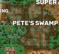 Pete's Swamp on map