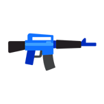 Gun-m16 blue
