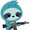 Char-sloth-blue