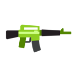Gun-m16 green