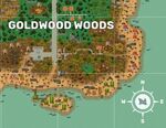 Goldwood woods on map