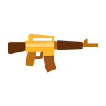 Gun-m16 golden