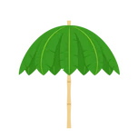 Schirm (Bananenblätter)