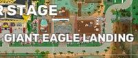 Giant Eagle Landing on map