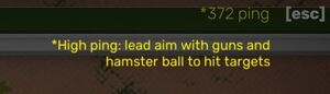 High ping mode