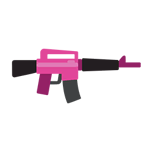 Gun-m16 pink