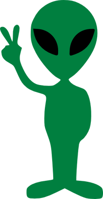 green alien png