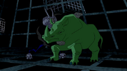 Beast Boy as Rhinoceros