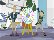 Extinct creature spinner on Wild Kratts