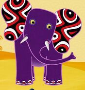 Elephant from Tinga Tinga tales