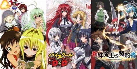 Top 10 School/Harem Anime Where The Main Character Is Surrounded by Many  Girls 