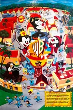 Poster for  depicting several Animaniacs characters with characters from other Kids WB! shows.