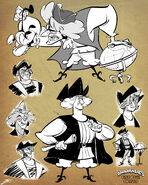Christopher Columbus model sheet