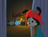 Wakko turns away