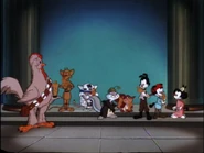 The cast is rewarded for their heroics.