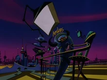 Acme Labs in the year 3502 AD.