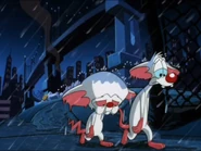 Acme Labs after its destruction, as seen in the theme song.