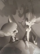 Lithograph poster by Harry Sabin and Alan Bodner (1998)