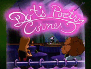 And now... Dot's Poetry Corner.