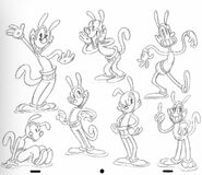 A Yakko design proposed by Studio MDHR.