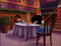 The awkward dinner date, from the episode ""