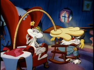 Slappy using the slapper on walter wolf