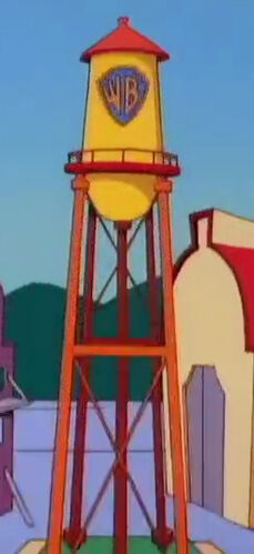 cartoon water tower