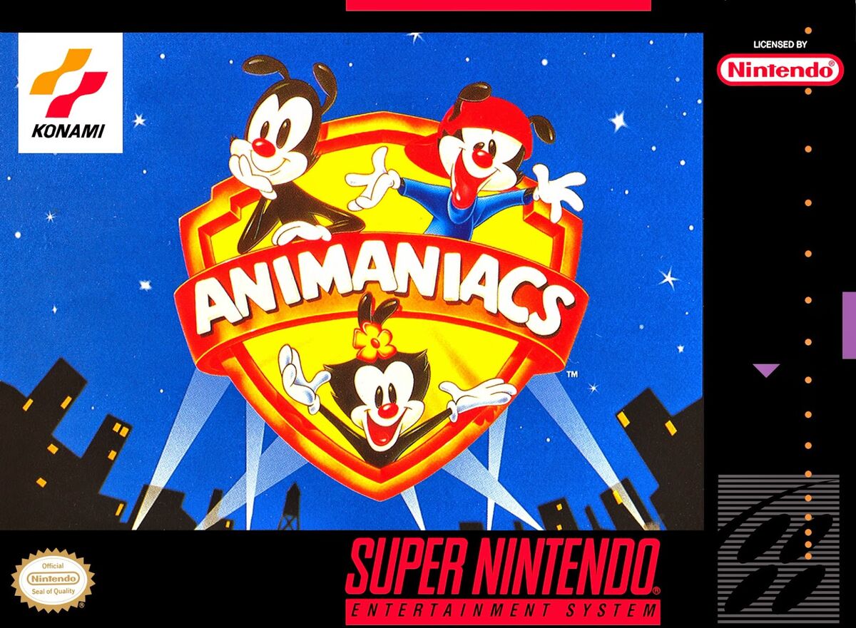 ◇764【動作OK】任天堂 SFC KONAMI ANIMANIACS アニマニアクス ソフト 