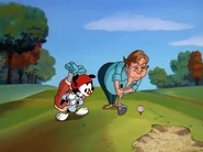 Wakko Plays Golf with Benny Hill