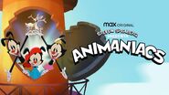 Animaniacs Reboot Banner Cover on HBO Max with text.