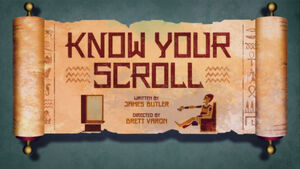 Know Your Scroll Title