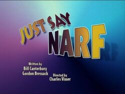 Just say narf title