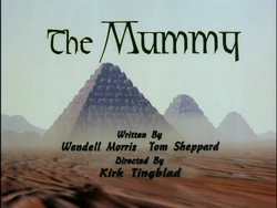 The Mummy title card