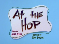 At The Hop title