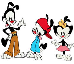 Animaniacs Original Production Cel: Yakko, Wakko, and Dot