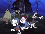 Zombified versions of Yakko, Wakko, and Dot